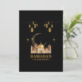 Invitation Fête de Ramadan Kareem à la Fleur d'Or (Debout devant)