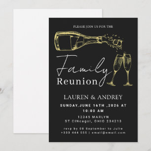 Invitation Fête de Rassemblement de Famille de Style Moderne