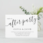 Invitation Fête de réception de mariage de conte de fées (Debout devant)