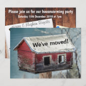 Invitation Fête de réchauffement ménager Nouveau domicile (Devant / Derrière)