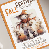 Invitation Fête de récolte d'automne halloween