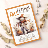 Invitation Fête de récolte d'automne halloween
