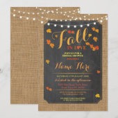 Invitation Fête de Remise de Cadeaux de Mariée Tombez amoureu (Devant / Derrière)