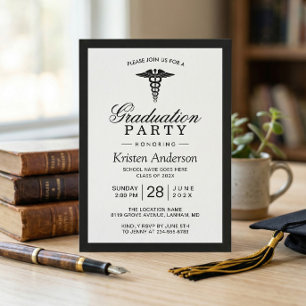 Invitation Fête de remise de diplôme de l'école de médecine S