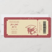 Invitation Fête de remise de diplômes (Dos)