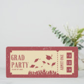 Invitation Fête de remise de diplômes (Debout devant)