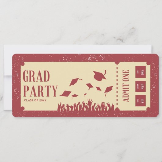 Invitation Fête de remise de diplômes (Devant)