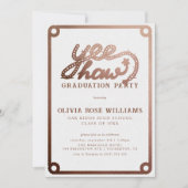 Invitation Fête de remise de diplômes de photo occidental rus (Devant)