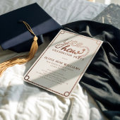 Invitation Fête de remise de diplômes de photo occidental rus