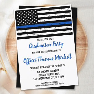 Invitation Fête de remise de diplômes des agents de police de