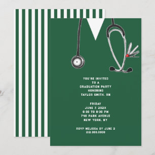 Invitation Fête de remise de diplômes d'infirmière