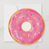 Invitation Fête de remise de diplômes Donuts et Degrees (Dos)