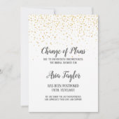 Invitation Fête de Remise des Cadeaux de Mariage Reportée Con (Devant)