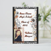 Invitation fête de remise des diplômes (Debout devant)