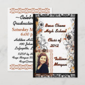 Invitation fête de remise des diplômes (Devant / Derrière)