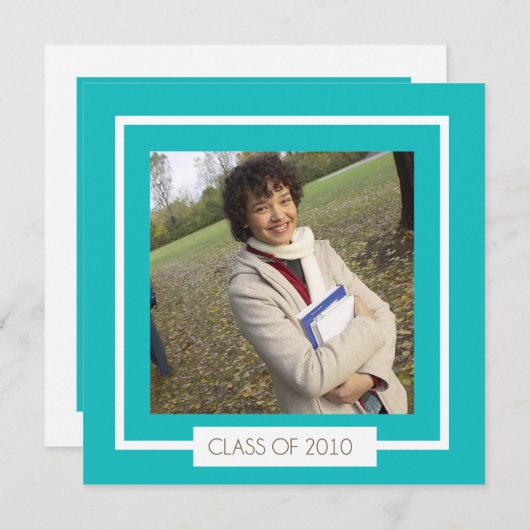 Invitation fête de remise des diplômes (Devant / Derrière)