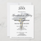 Invitation Fête de remise des diplômes de caducée médical | P (Devant)