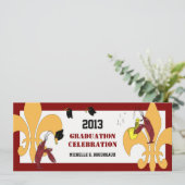 Invitation Fête de remise des diplômes de jazz d'écrevisses (Debout devant)