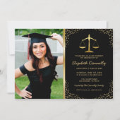 Invitation Fête de remise des diplômes de la faculté de droit (Devant)