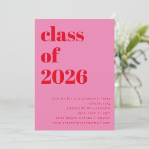Invitation Fête de remise des diplômes de la promotion 2026 r