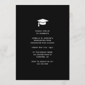 Invitation Fête de remise des diplômes de l'année (Dos)