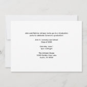 Invitation Fête de remise des diplômes de l'école de médecine (Dos)