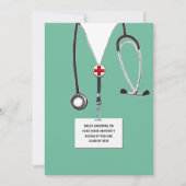 Invitation Fête de remise des diplômes de l'école de médecine (Devant)