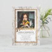 Invitation Fête de remise des diplômes de photo de la (Debout devant)