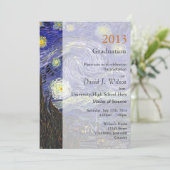 Invitation Fête de remise des diplômes de Starry Night (Debout devant)