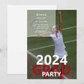 Invitation Fête de remise des diplômes de tennis 2024  (Devant / Derrière)