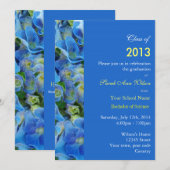 Invitation Fête de remise des diplômes des fleurs du jardin d (Devant / Derrière)