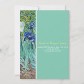 Invitation Fête de remise des diplômes des fleurs du jardin v (Dos)