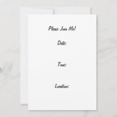 Invitation Fête de remise des diplômes : Hamster mignon avec (Dos)