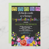 Invitation Fête de remise des diplômes, mexicaine (Devant / Derrière)
