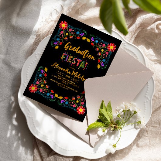 Invitation Fête de remise des diplômes, mexicaine