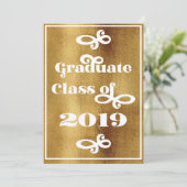 Invitation Fête de remise des diplômes Rétro Promotion 2019 (Debout devant)