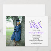 Invitation Fête de remise des épingles de fin d'études d'infi (Devant / Derrière)