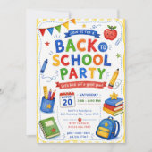 Invitation Fête de rentrée scolaire (Devant)