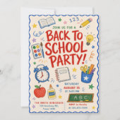 Invitation Fête de rentrée scolaire (Devant)