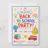 Invitation Fête de rentrée scolaire (Devant)