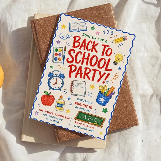 Invitation Fête de rentrée scolaire