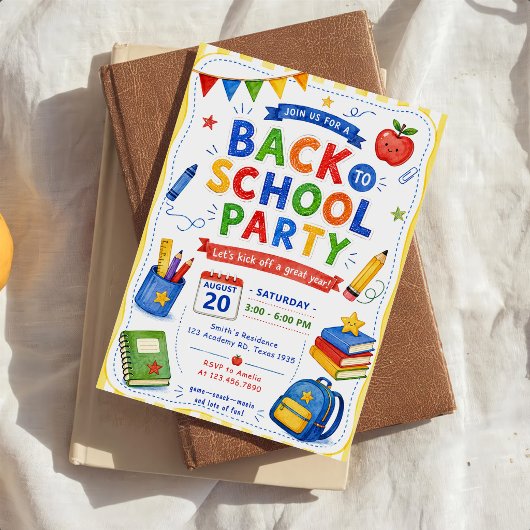 Invitation Fête de rentrée scolaire