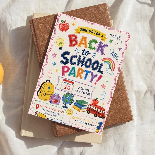 Invitation Fête de rentrée scolaire