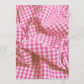 Invitation Fête de retraite aux fleurs roses rustiques (Dos)