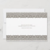 Invitation FÊTE DE RETRAITE avec éléments en pierre (Dos)