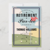 Invitation Fête de retraite de golf  (Devant)