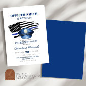 Invitation Fête de retraite de la police