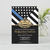 Invitation Fête de retraite de la police Police (Debout devant)