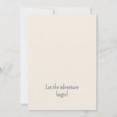 Invitation Fête de retraite de l'enseignant Doodle de fin d'é (Dos)