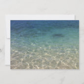 Invitation Fête de retraite de plage lumières à cordes Tropic (Dos)